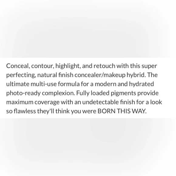 NEW Too Faced Born This Way Super Coverage Multi-Use Concealer Mahogany 0.50 oz. - Picture 3 of 5